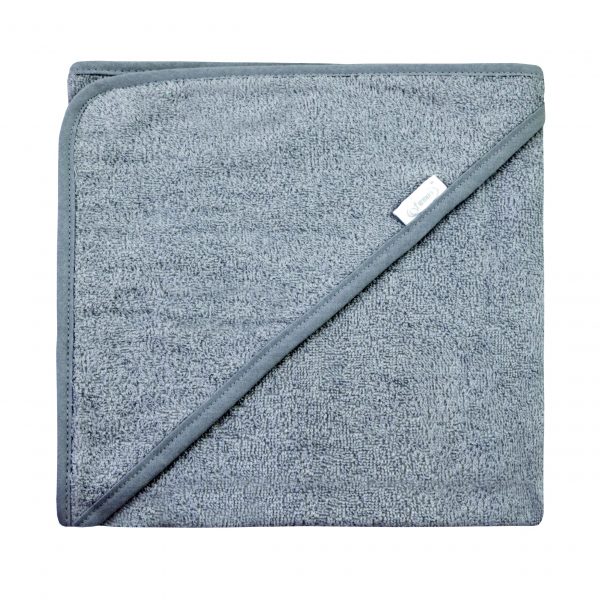 Badcape Grijs-blauw